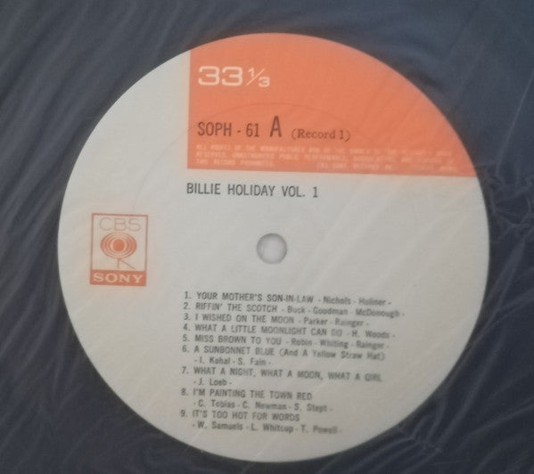 Billie Holiday Vol. 1